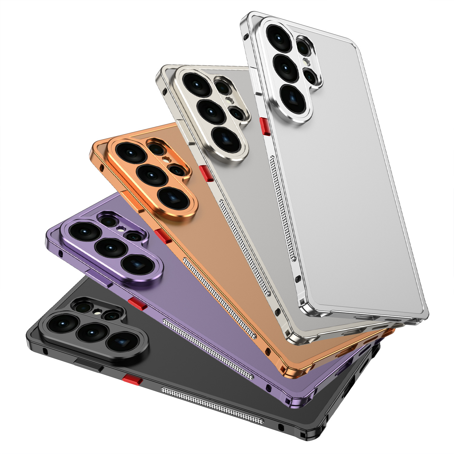 Metal Bumper Aluminum Frame Case - Voor Samsung Galaxy S26 Ultra Aviation