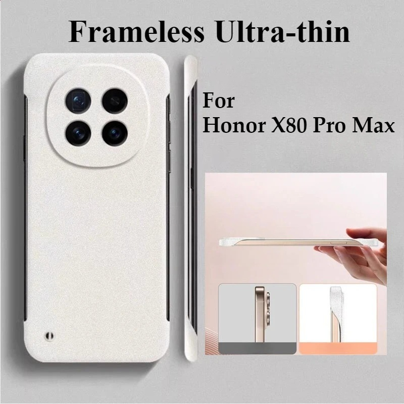 Ultra Thin Frameless Phone Cover - Ultradunne frameloze hoes voor Honor X80