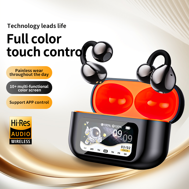 Earphones - AI-vertaalhoofdtelefoon, echte draadloze oordopjes, LED-energiedisplay, oortelefoons