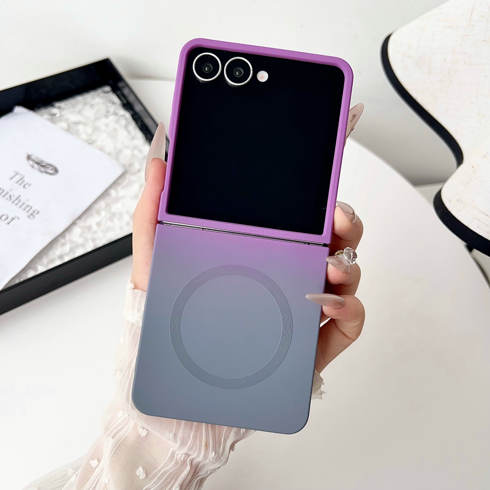 Liquid Silicone Magnetic Phone Case - Magsafe Magnetische Draadloze Gradient Telefoonhoes voor