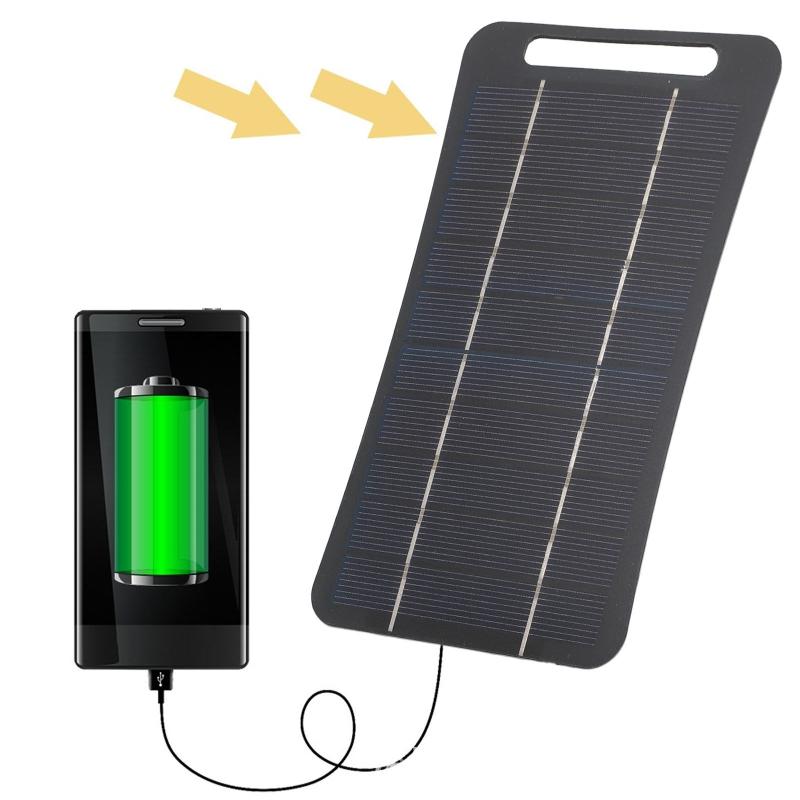 Power Banks - 2W Solarlader Draagbaar met USB-C Snelladen