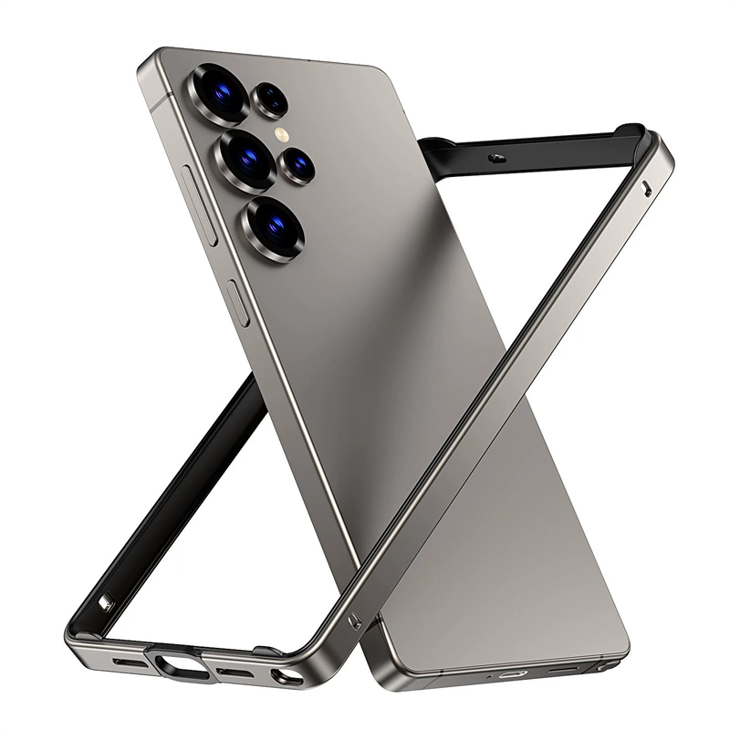 Metal Bumper Aluminum Frame Case - Aluminium Frame Metalen Bumper Case voor