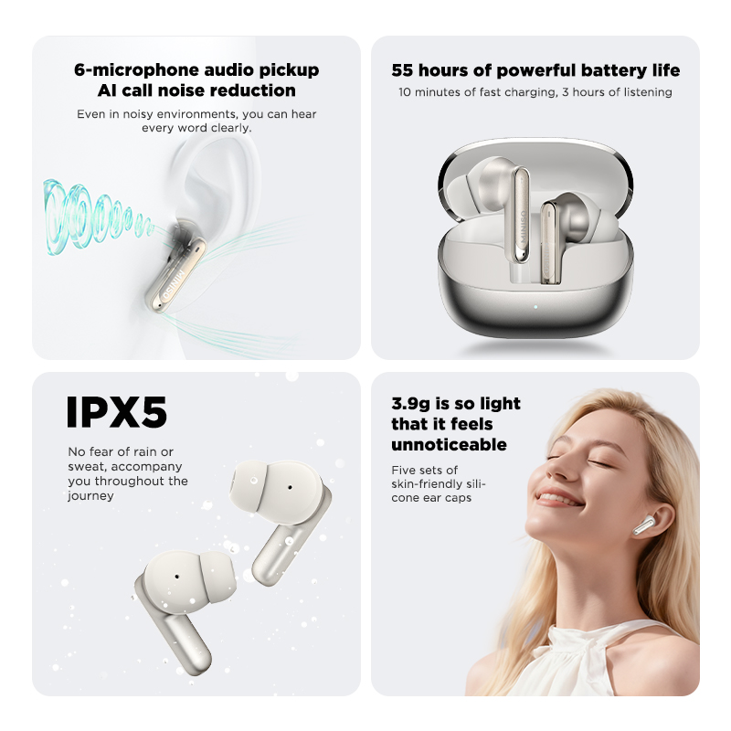 MINISO MS106 Bluetooth-oordopj - Earphones recensie en prijs