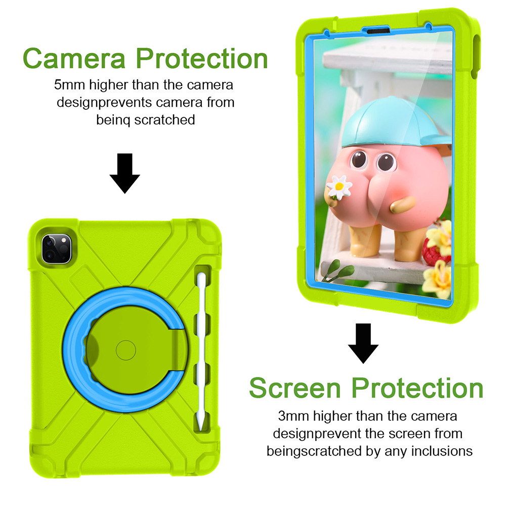 360 °   Draaibare ringstandaar - Heavy Duty 360 Full Body Protective Case recensie en prijs