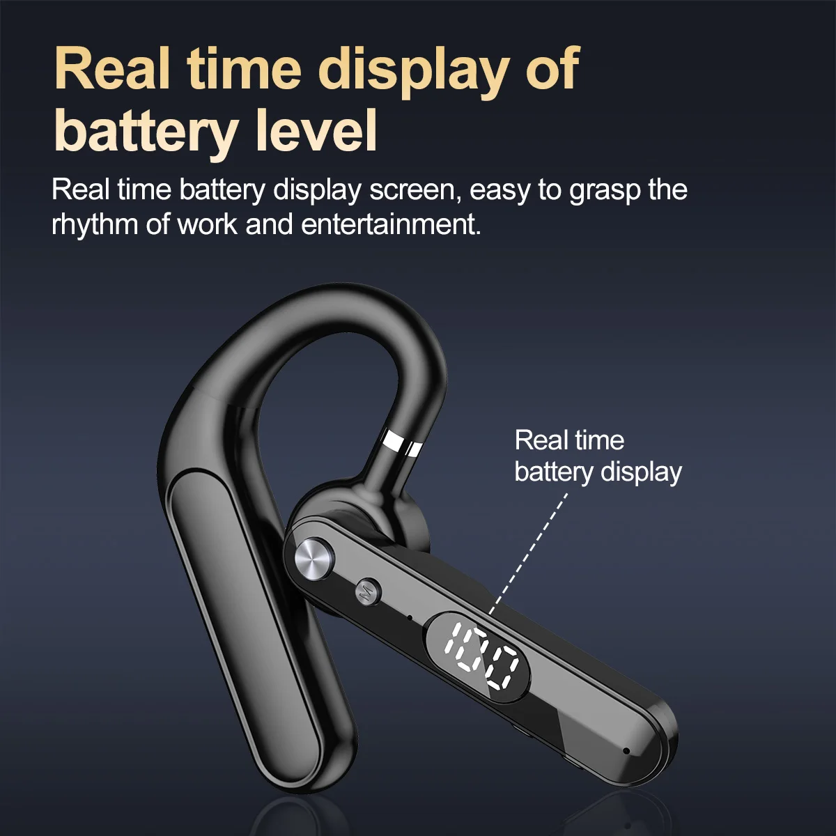 Draadloze Bluetooth-hoofdtelef - Earphones recensie en prijs