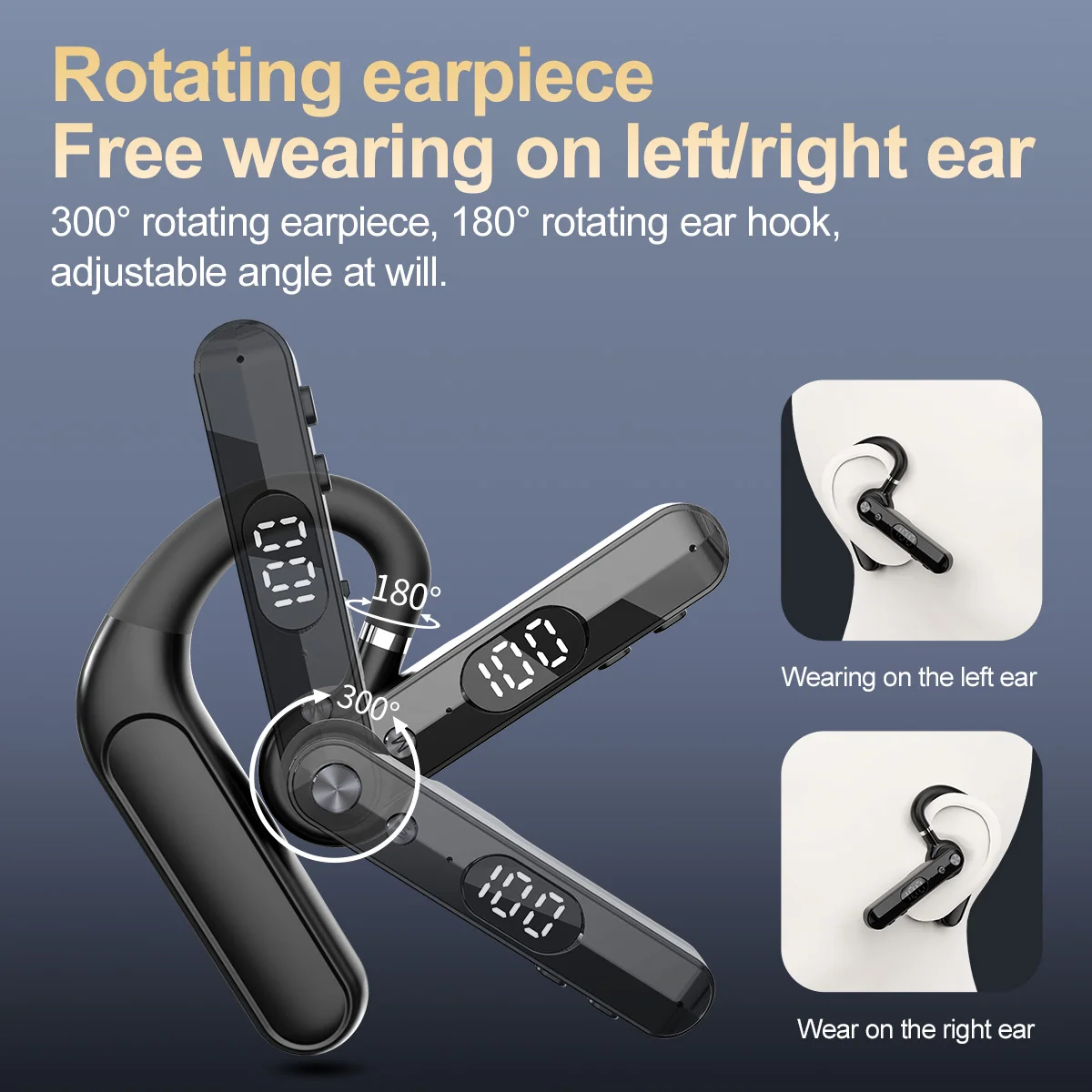 Draadloze Bluetooth-hoofdtelef - Earphones recensie en prijs