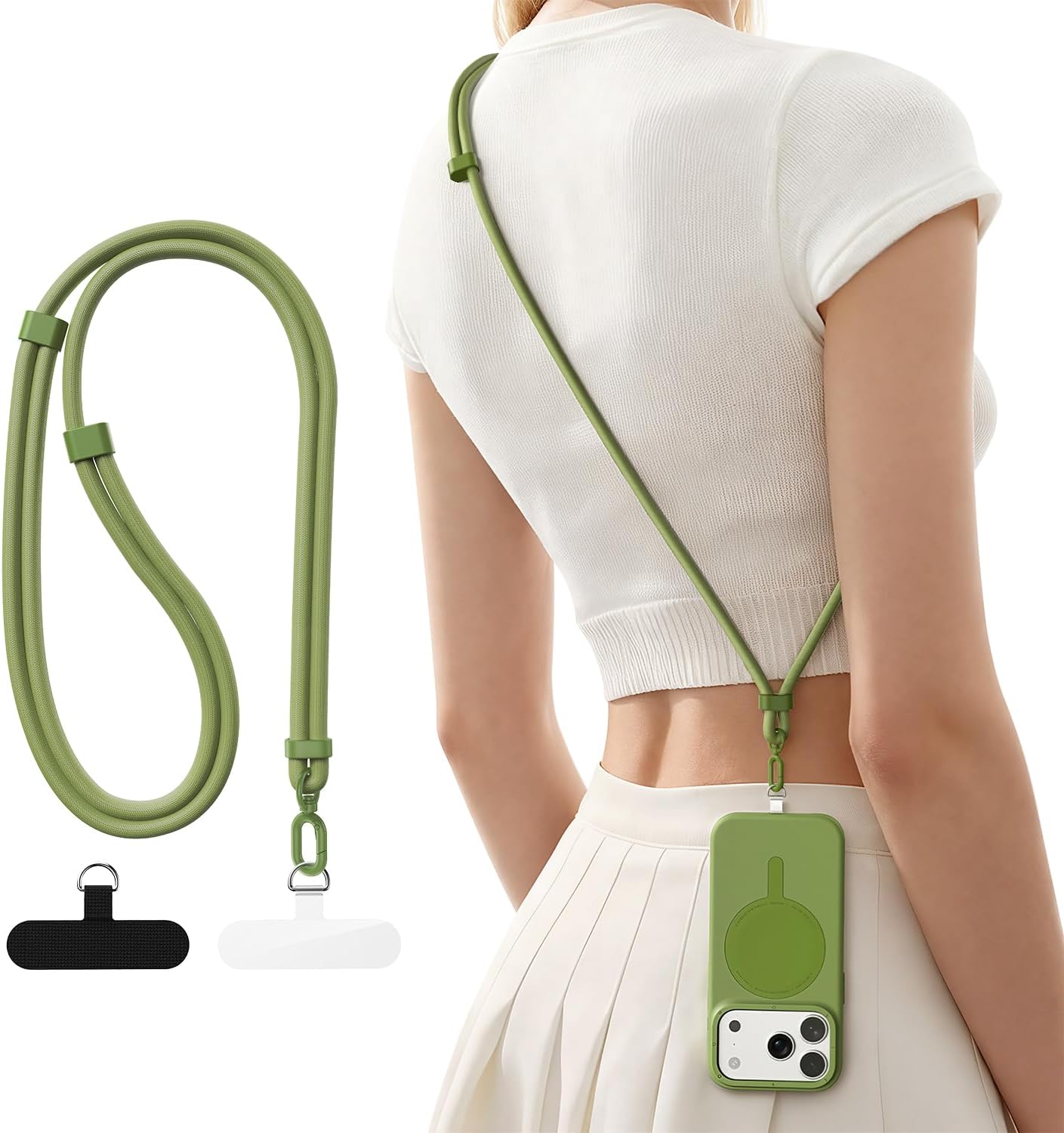 Telefoonkoord crossbody met 2  - Crossbody Lanyard Neck Strap Case recensie en prijs